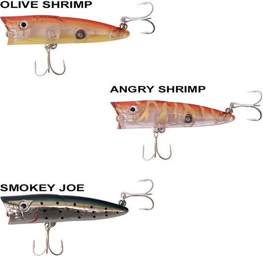 Ryuji Nălucă Artificială Popper 7buc/8.5gr Honey Shrimp
