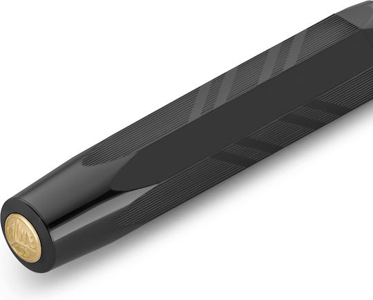 Kaweco Classic Sport Πένα Γραφής Μαύρη με Μαύρο Μελάνι