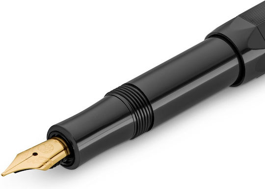 Kaweco Classic Sport Πένα Γραφής Μαύρη με Μαύρο Μελάνι