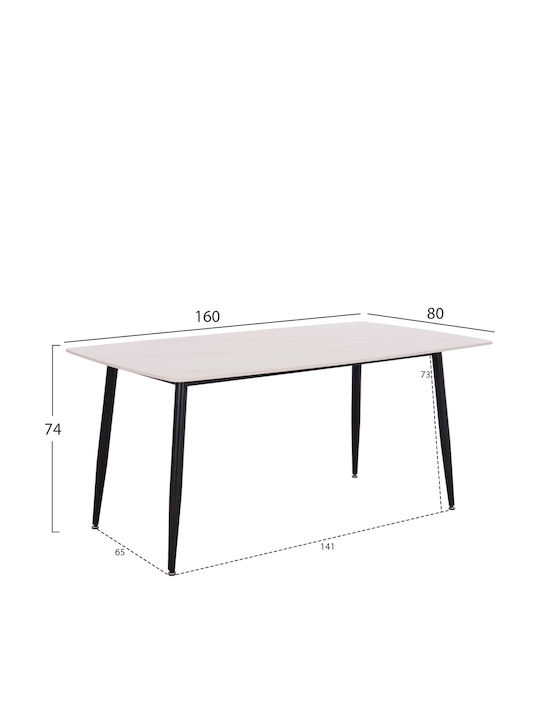 Esszimmer Raven 7Stück 160x80cm