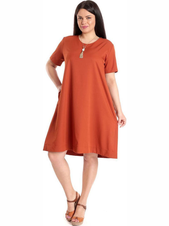 Лятна Mini Рокля Brick Red