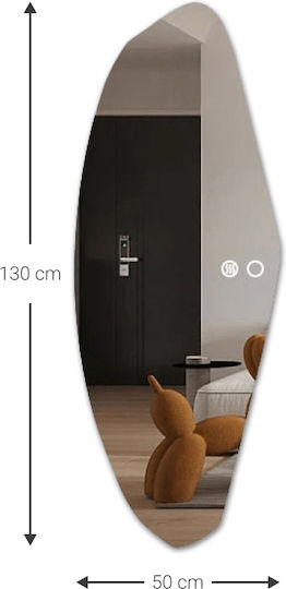 Polihome Torenia Ολόσωμος Ασύμμετρος & LED Φωτισμό 130x50cm Polihome Torenia Ολόσωμος Ασύμμετρος & LED Φωτισμό 130x50cm