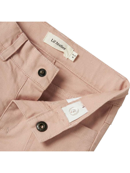 Lil' Atelier Kids' Pink Jeans Trousers
