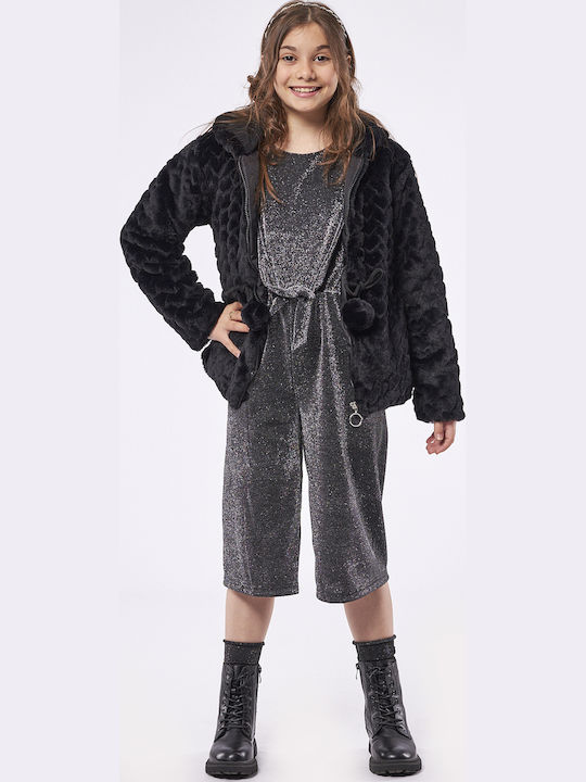 Kids' Jumpsuit Μαύρο-γκρι