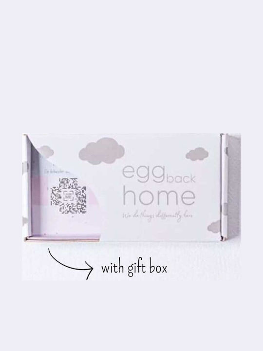 Egg Back Home Party Mini Oval Tavă de Servire Yellow 17.5x17.5x2cm TRAY-PARTY-YELLOEW-MINI 1buc