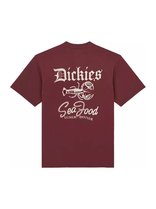 Diner T-shirt Μπορντό