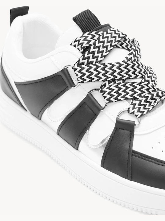 Μαύρα Sneakers Χοντρά Κορδόνια