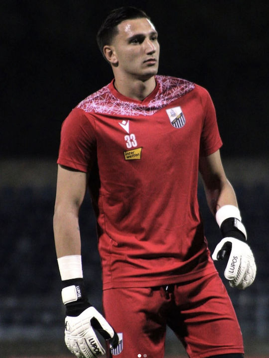 Lupos Mănuși De Portar White One Pro Latex German Contact Roll Finger Cut Alb Negru
