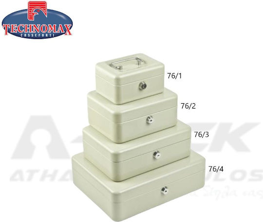 Technomax 76/2 Касова Кутия С Ключ Elegant 76 3 Цвята