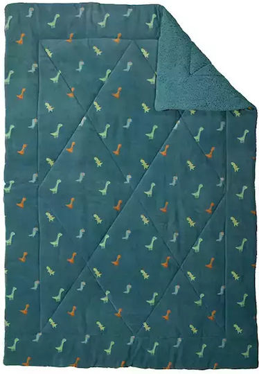 Nef-Nef Homeware Kids Duvet Cover Single Dinos On Wheels 160x220cm