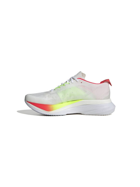 Adizero Boston Sport Shoes Running Ftwr White / Core Black / Lucid Red