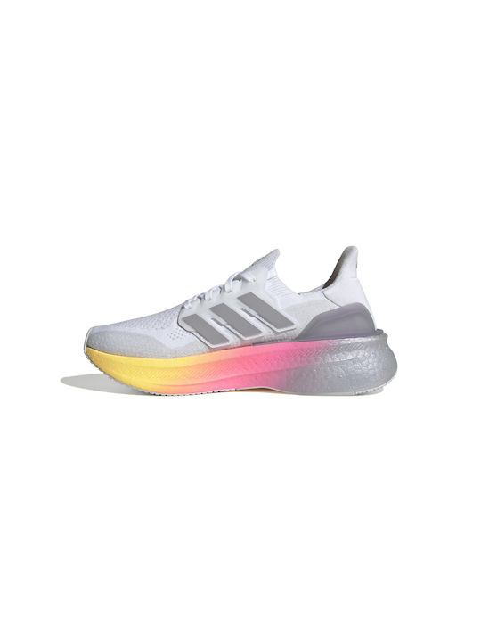 Ultraboost 5 Damen Sportschuhe Laufen Cloud White / Glory Grey / Lucid Pink