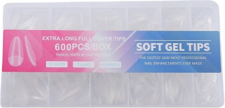 Връхчета за нокти Прозрачни 600бр t02116631-2