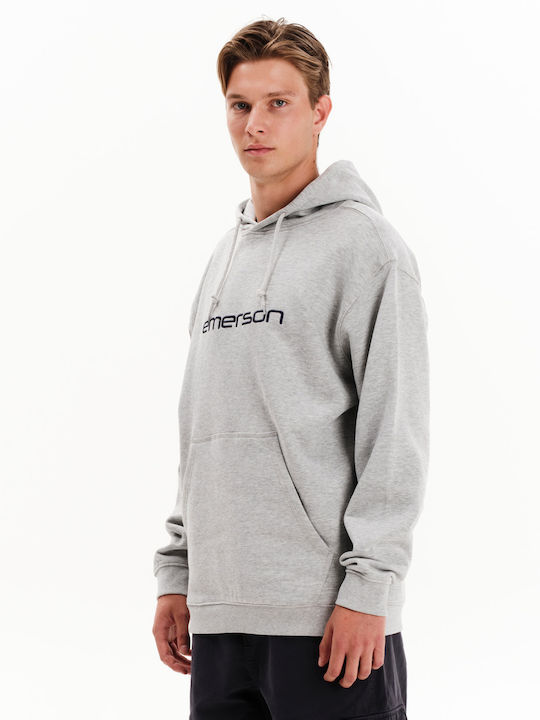 Emerson Φούτερ GREY ML με Κουκούλα