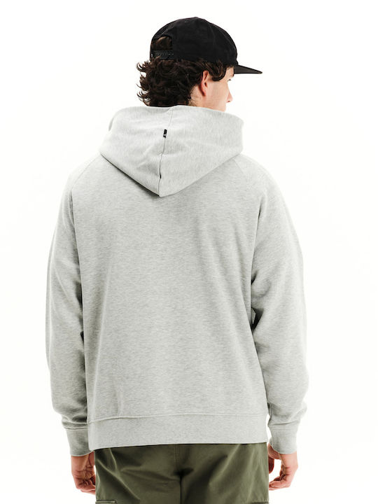 Graues Sweatshirt mit Kapuze 252.EM20.51