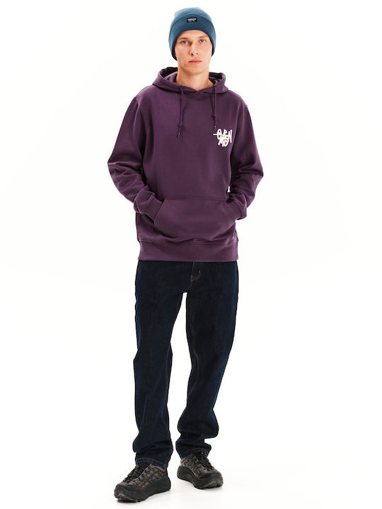 Hooded Purple Sweatshirt