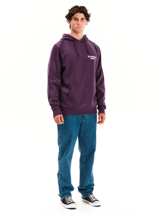 Φούτερ με Κουκούλα Grape Purple