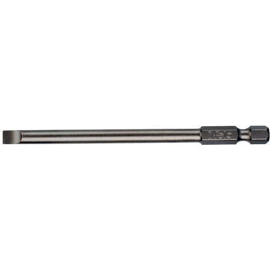Satz 3 Bits Industrielle Serie Gerade Profil E6.3 6,5x1,2mm 100mm
