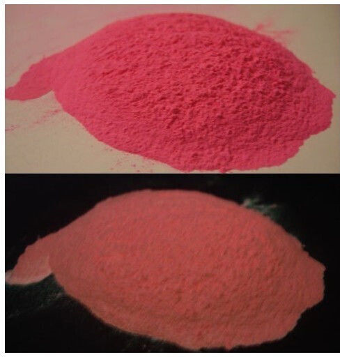 Red Phosphorescent Pigment That Glows Orange