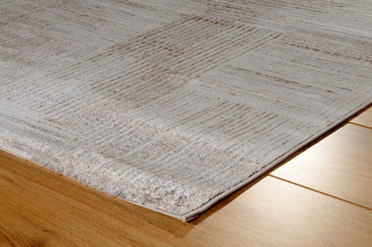 Tzikas Carpets 75252-μπεζ Χαλί Ορθογώνιο Μπεζ-καφέ 133x190cm