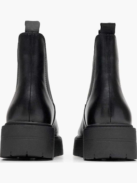 D Spherica Ghete Dama Chelsea De Piele Negre
