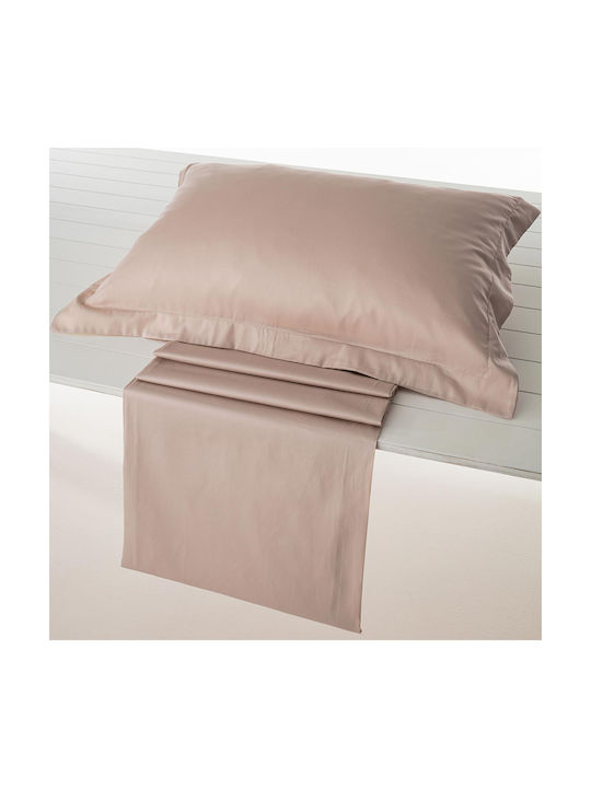 Vesta Home Athena Pillowcase Set Oxford White 50x75cm.