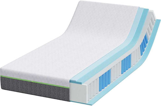 vidaXL Полуединичен Анатомичен Матрак 120x200x23см