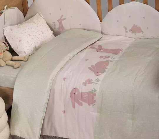 Πάπλωμα Κούνιας Country Bunny Nef-nef Homeware