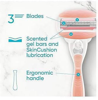 Gillette Venus Breeze Spa Women's Razor + 6 Refills