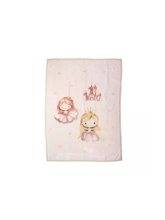 Nef-Nef Homeware Blanket Velvet Our Princess Pink 160x220cm