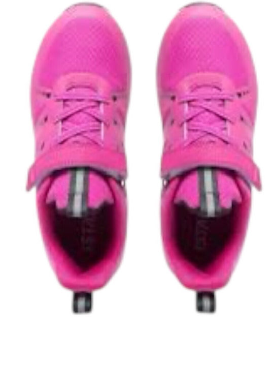 Waterproof Kids Sports Shoes Running with Hoop & Loop Closure Purple