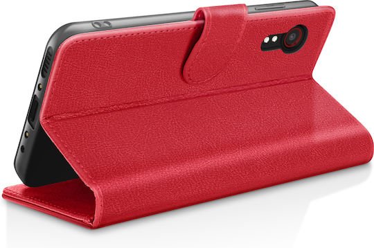 Zanaé Wallet Case Galaxy Xcover 5 Stand Magnetic Tab Red