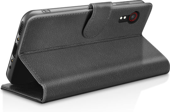 Zanaé Brieftasche Hülle Galaxy Xcover 5 Stand Magnetischer Reiter Schwarz