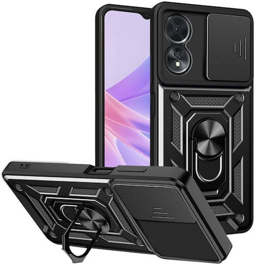 Back Cover Negru (Oppo A78 5G)