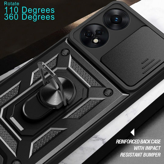 Back Cover Negru (Oppo A78 4G - Oppo A78 4G)