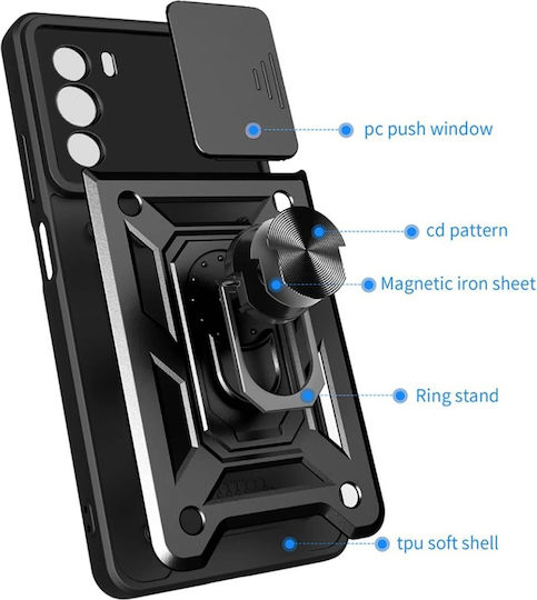 Umschlag Rückseite Schwarz (Motorola Edge 30)