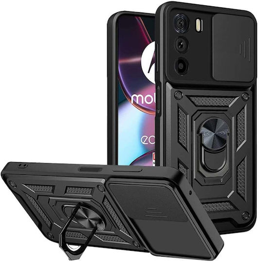 Umschlag Rückseite Schwarz (Motorola Edge 30)