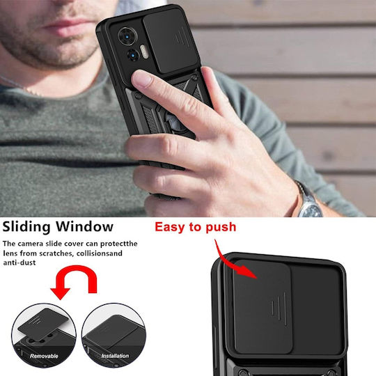 Задна корица Черен (Motorola Edge 30)