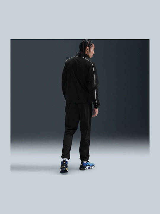 Sportswear Club Tracksuit Glossy with Elastic Black / White