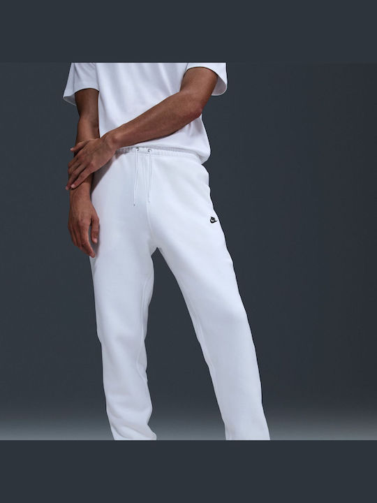 Club Sweatpants with Elastic White / Black