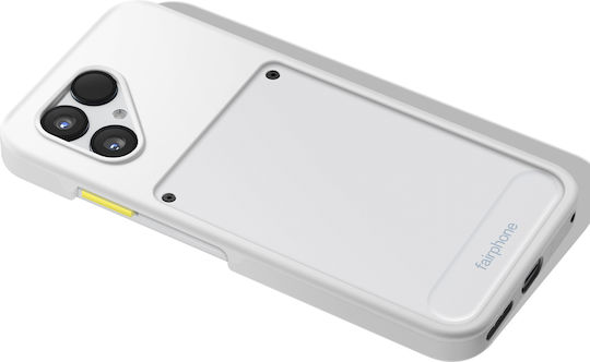 Fairphone Coque Originale Pour Fairphone 6 En Silicone Semi Rigide Contours Renforé White