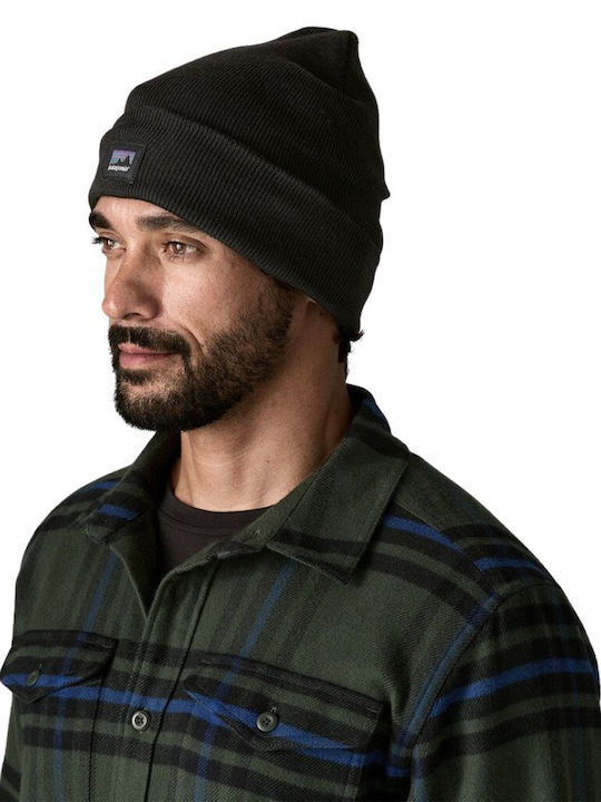 Beanie Unisex Beanie Knitted in Black color