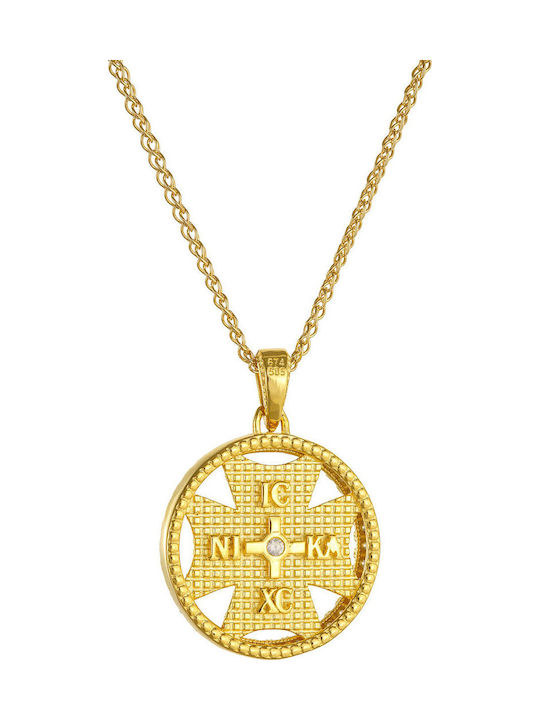 Kritsimis Pandantiv Talisman Constantin Din Aur 9 Carate