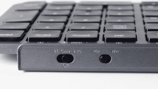 Keychron B2 Pro B2P-K1 Безжична Bluetooth Клавиатура Английски US Съвместима с Mac Space Grey