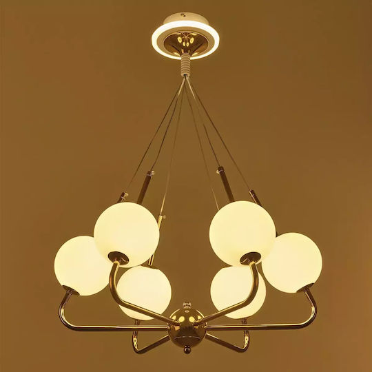 Chandelier Zina Gold Elbulgaria Led 27W 3000-6000K 2200lm 4136/6 Gd