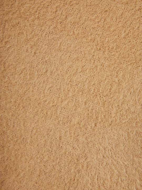 Damen Pullover Rollkragen Beige
