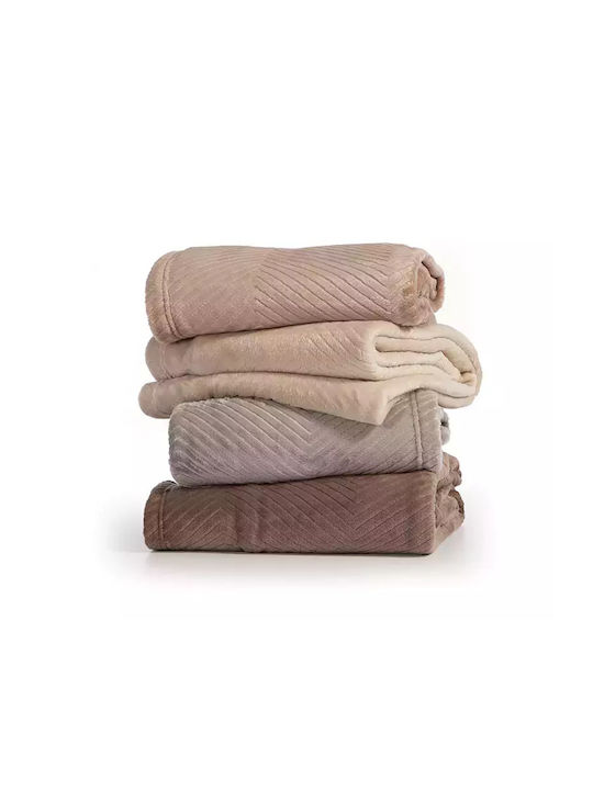 Nef-Nef Homeware Dakari Sofa Throw 2 Seater Jacquard 180x250cm Brown