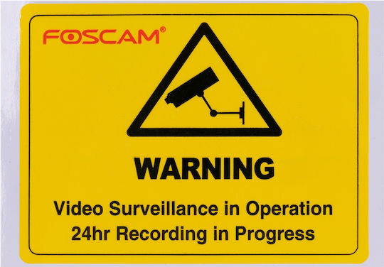 Foscam T8EP IP Surveillance Camera 4K Waterproof with Two-Way Communication and Lens 4.3mm