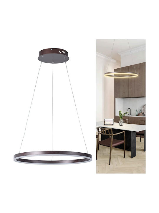 Lightex Caterina Lustră Maro 60cm.