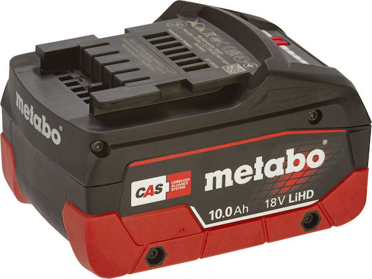 Metabo Baterie Unealtă 18V cu Capacitate 10Ah Lihd